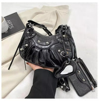 Heartbreaker Studded Shoulder Bag
