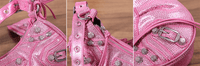 Heart Mirror Shoulder Bag Rhinestone