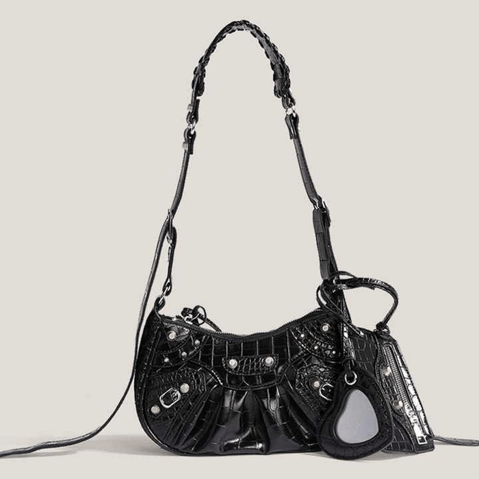 Heartbreaker Studded Shoulder Bag