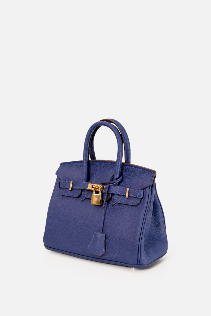 Henri Double Handle Bag Royal Blue