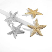 Starfish Earrings Gold