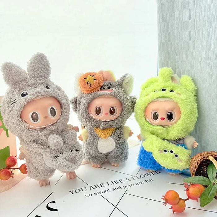 Labubu Bear Outfits – 17cm (Assorted Styles)
