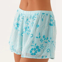 Ibiza Energy Sequin Beaded Shorts