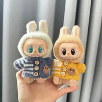 Labubu Sweater Cardigan and Hat Set - 17cm