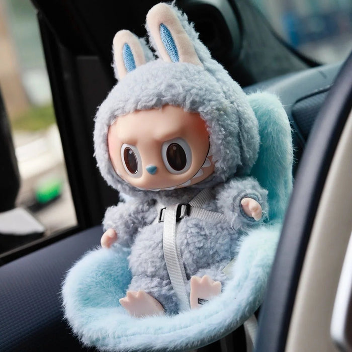 Car Seat for Labubu – Assorted Styles (Air Vent Clip, 17cm Fit)