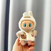 Labubu Sweater Cardigan and Hat Set - 17cm