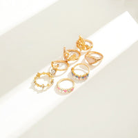 Cute Aesthetic Ring Set 7pcs