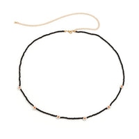 Beaded Waist Chain with Flower Detail Boho-inspired
