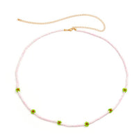 Beaded Waist Chain with Flower Detail Boho-inspired