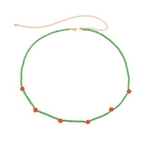 Beaded Waist Chain with Flower Detail Boho-inspired