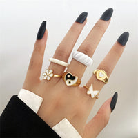 Soft Aesthetic Rings with Butterfly