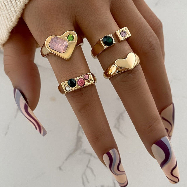 Soft Aesthetic Rings with Butterfly