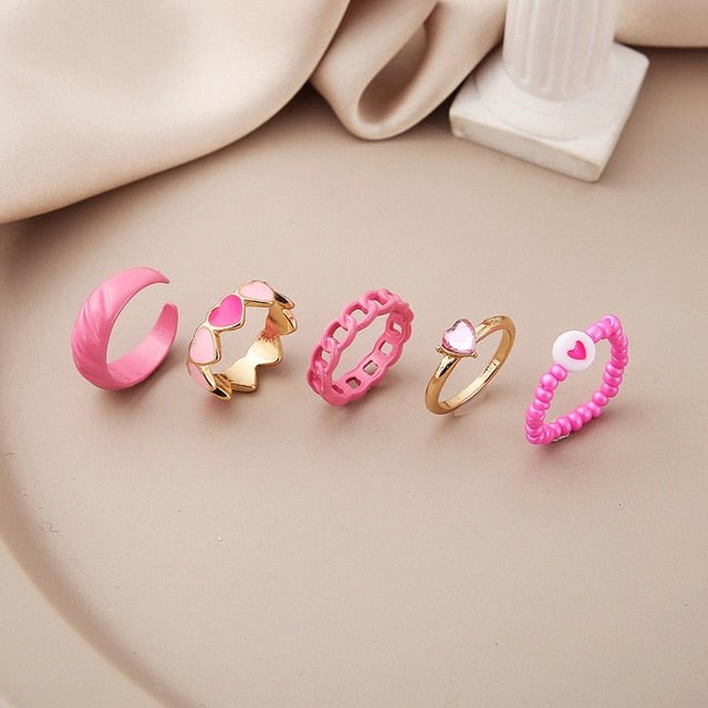 Cute Aesthetic Rings Sets