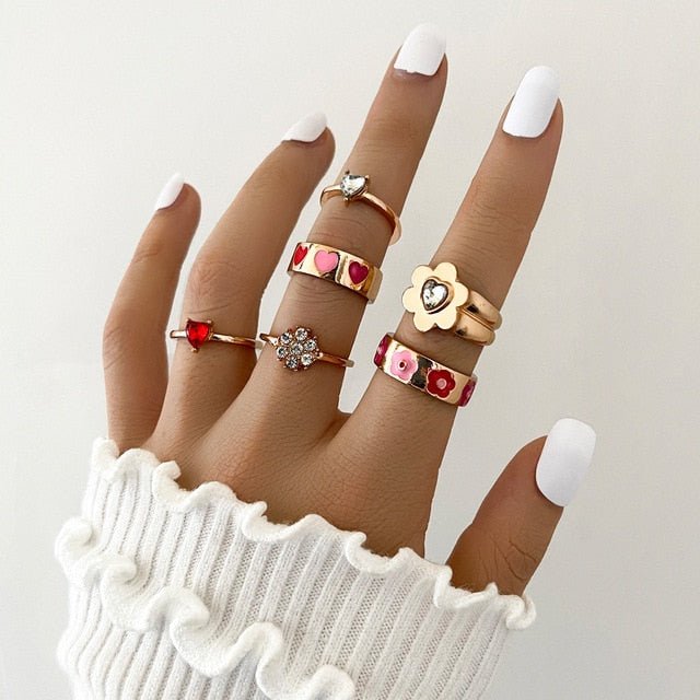 Cute Aesthetic Rings Sets