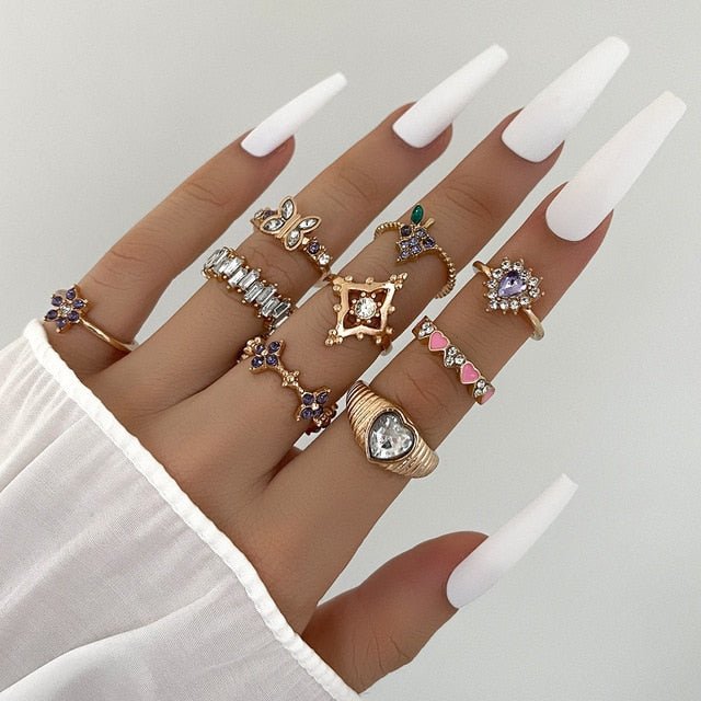 Cute Aesthetic Rings Sets