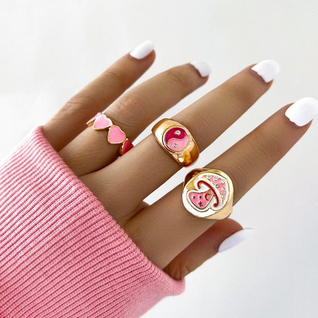 Cute Aesthetic Rings Sets