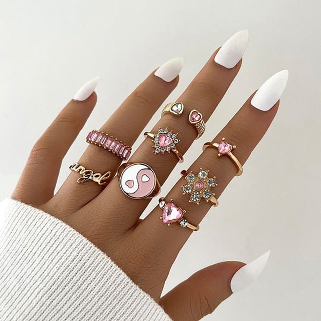 Cute Aesthetic Rings Sets