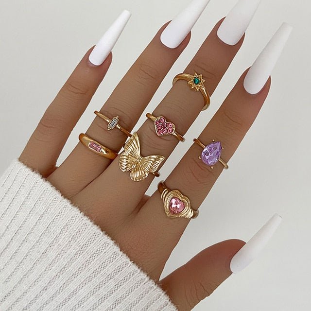 Cute Aesthetic Rings Sets