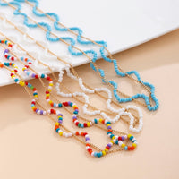 Blue Beaded Waist Chain