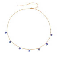 Beaded Waist Chain with Flower Details