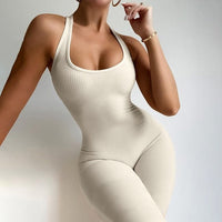 Cream Unitard Playsuit